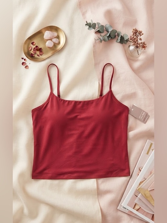Auden Tops - NWT Auden Berry Red Fashion Top - Size XL - Solid Stretch Blouse Basic Essential